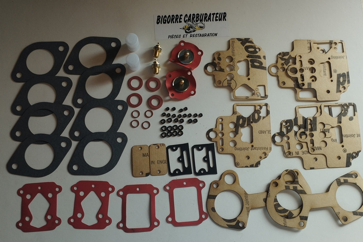 Kit joints 2x 40 DHLA membrane Ø25mm