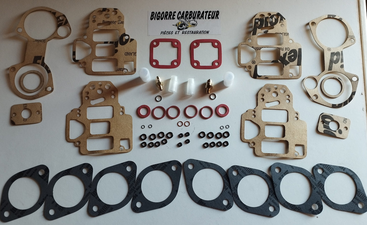 Kit joints Weber 2x 45 DCOE + pointeau 225 "BOLOGNA"