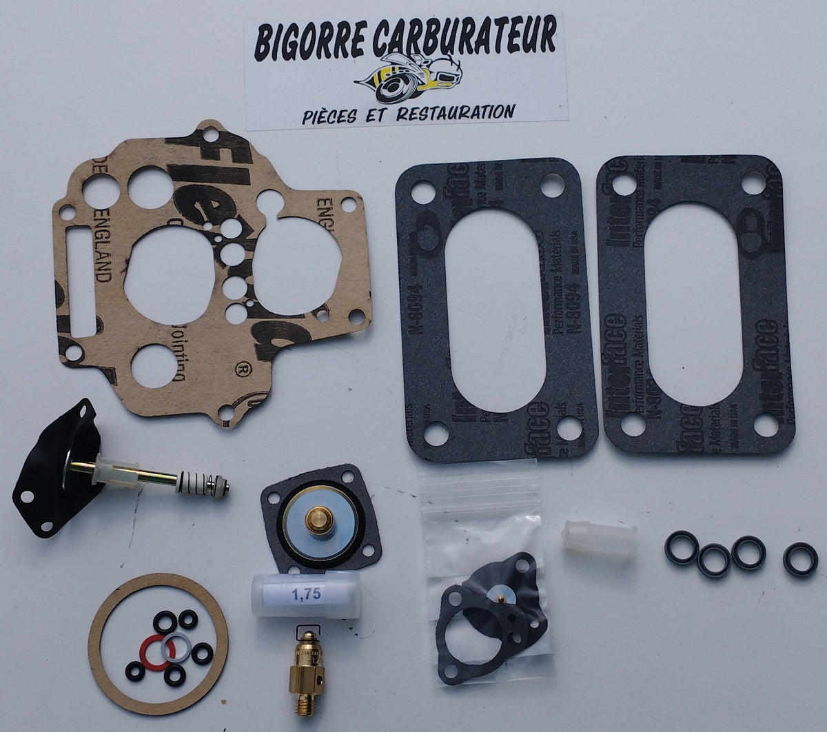 Kit joints Weber 32 DAT – Pochette complète avec membrane starter