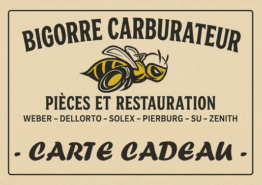 Carte-cadeau Bigorre Carburateur