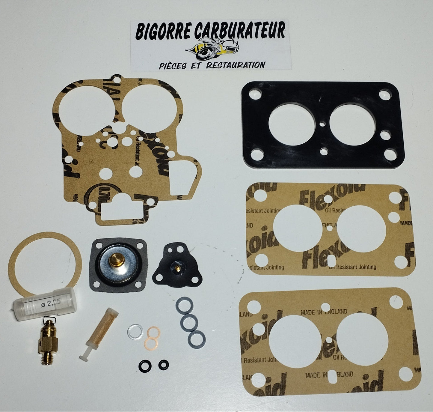 Kit de juntas Weber 32 DARA + Placa
